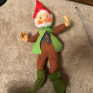 ANNALEE vintage 24in. gnome elf bendable
